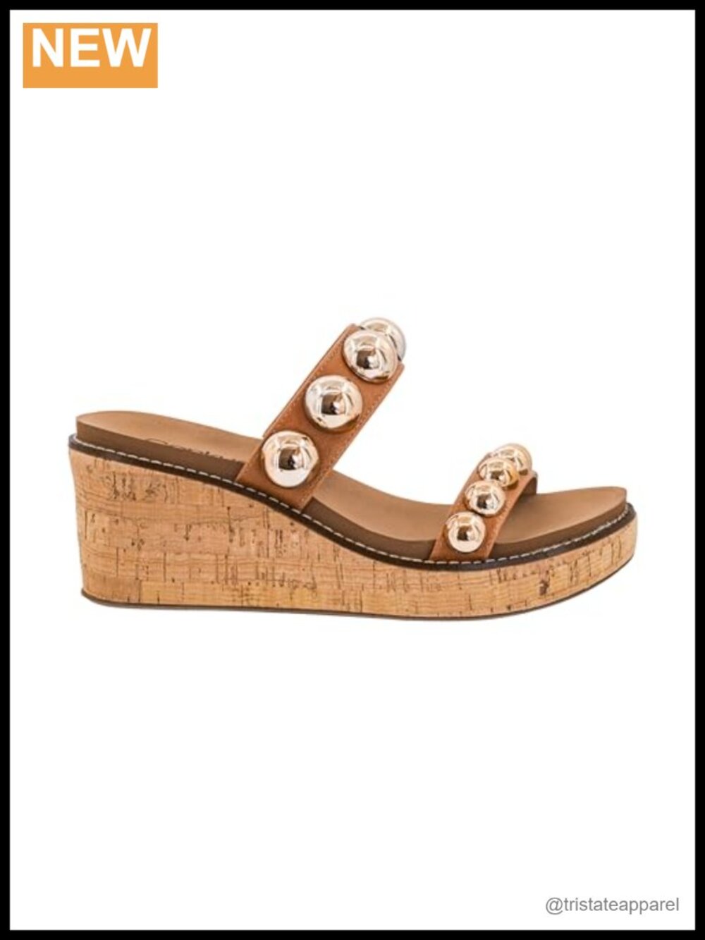 Women's Happy Go Lucky Wedge Sandals 2.5-Inch Heel Open Toe Double Strap EVA